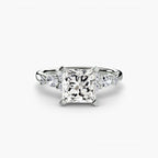 The Floral Accent Solitaire