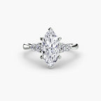 Solitaire with Shoulder Accents 2