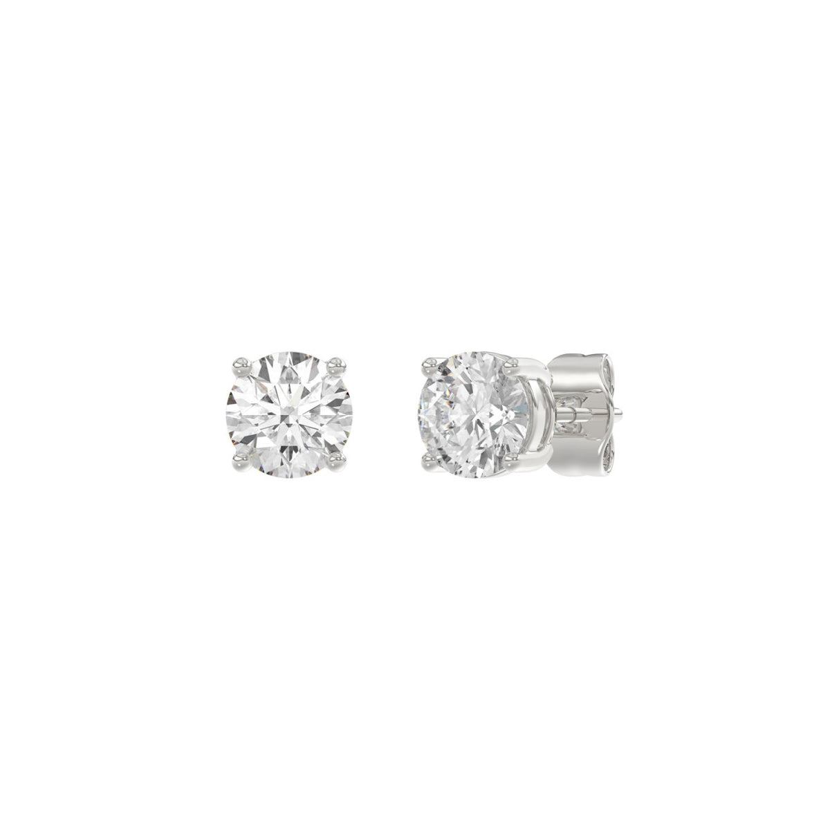 10K White Gold, angled view