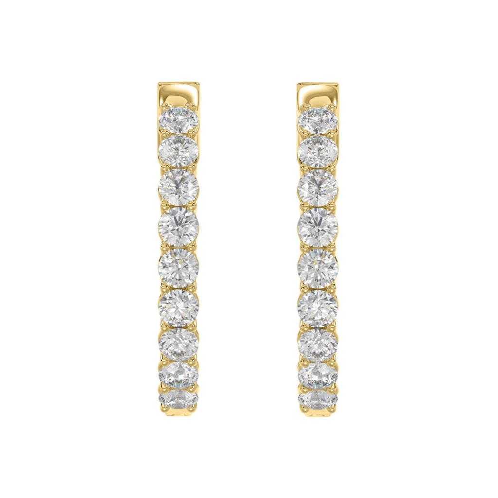 10K Yellow Gold, angled view