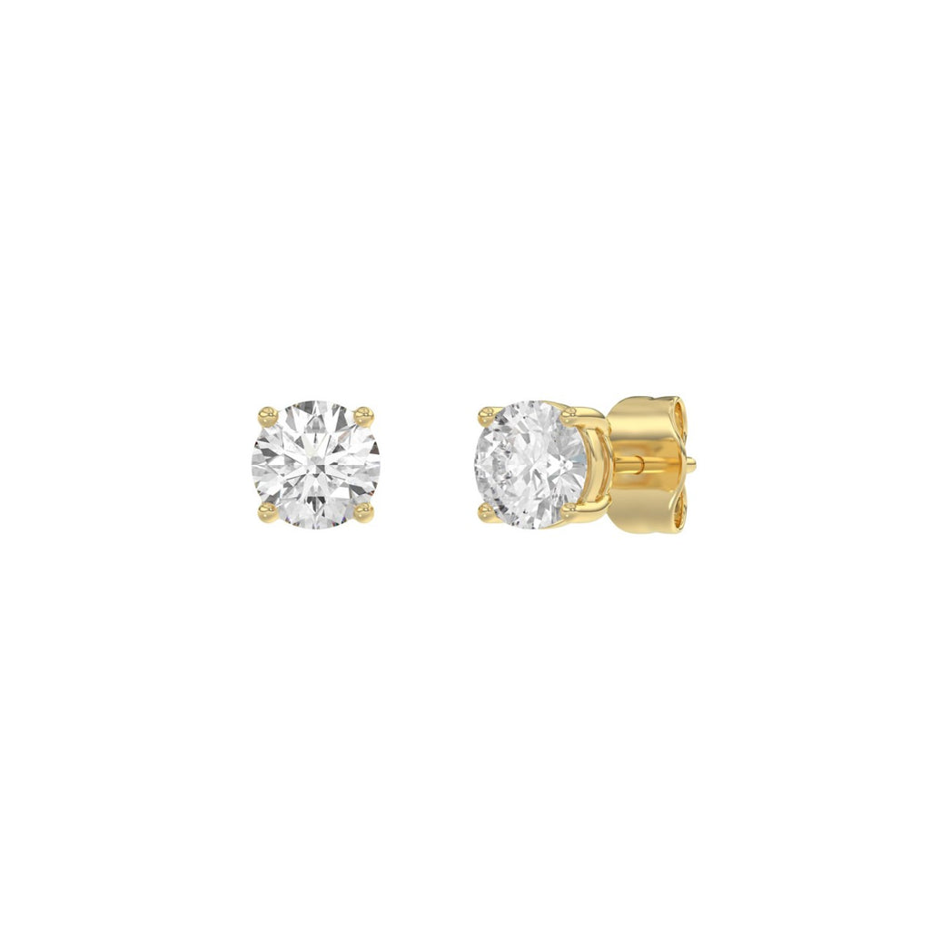 10K Yellow Gold, angled view