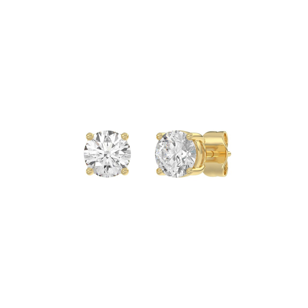 10K Yellow Gold, angled view