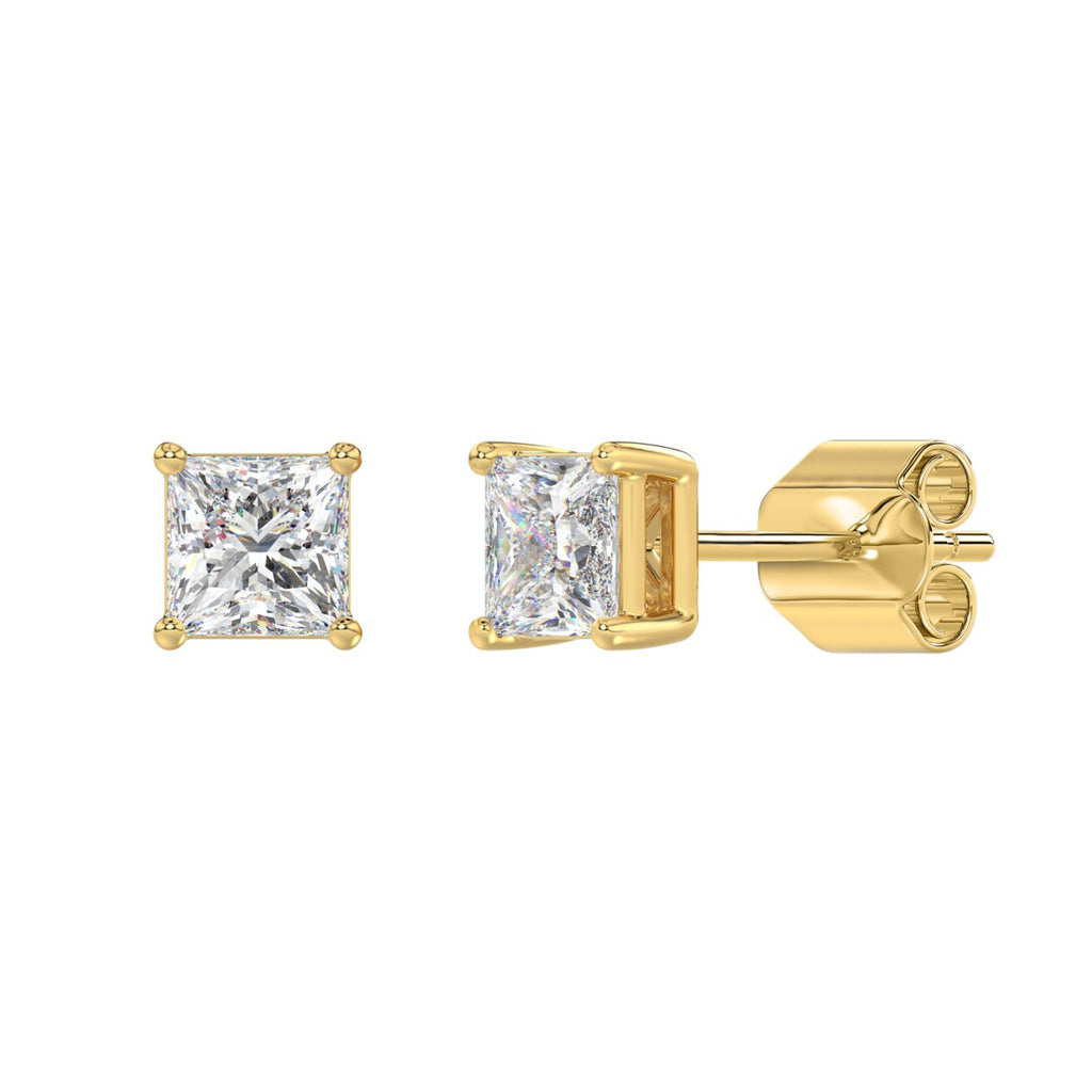 10K Yellow Gold, angled view