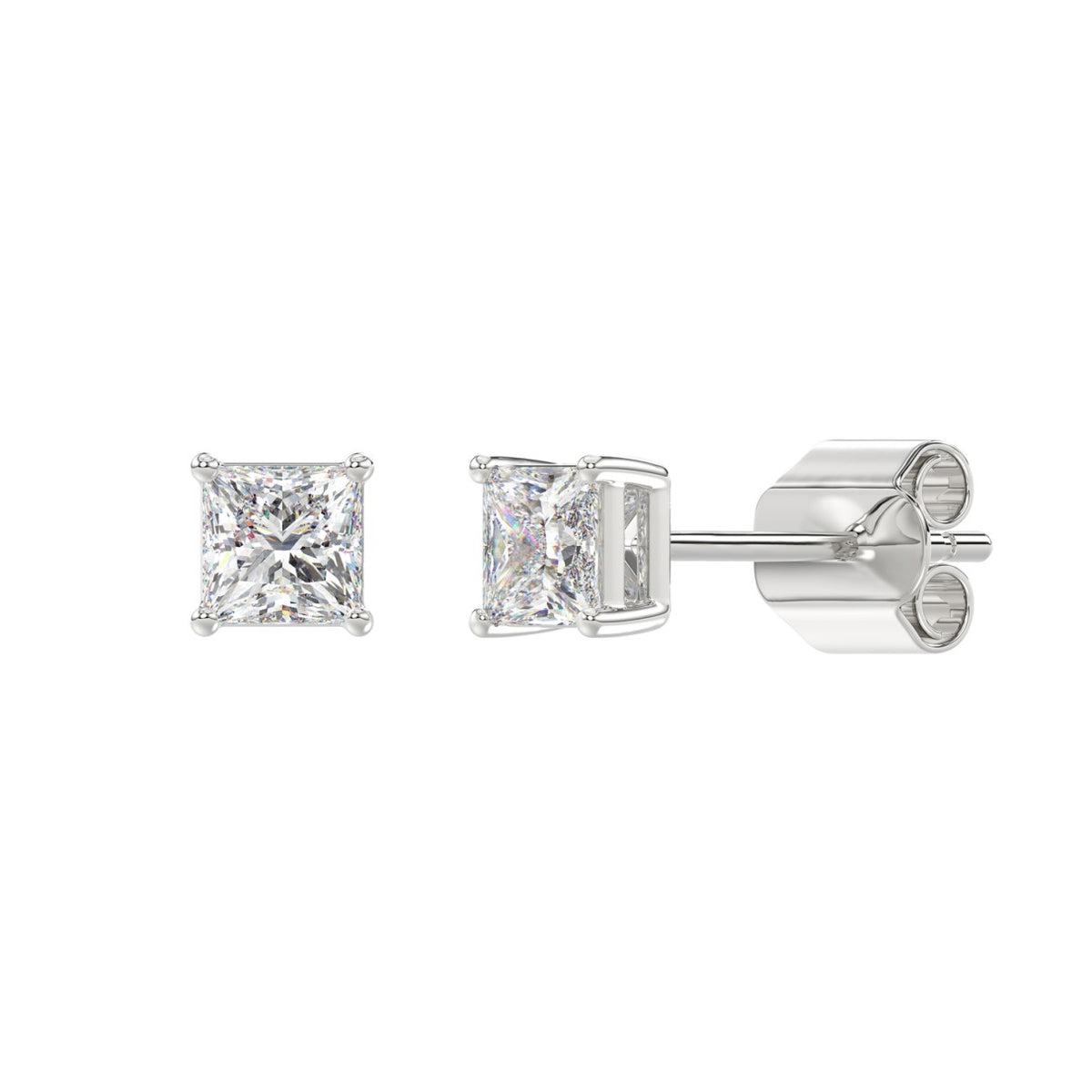 10K White Gold, angled view