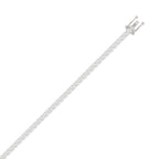 Basket 4 Prong Tennis Bracelet - 14K White Gold