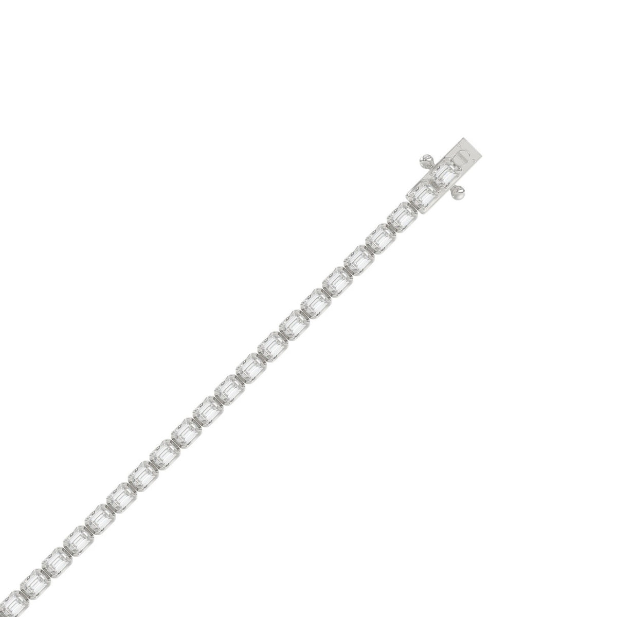 10K White Gold, top view