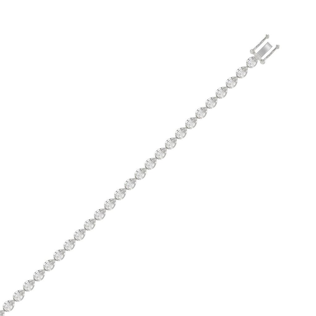 10K White Gold, flat view