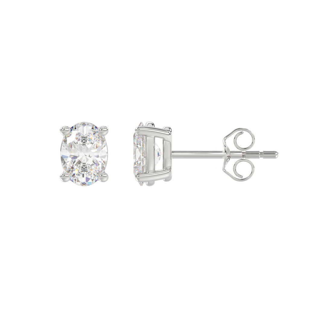 10K White Gold, flat view