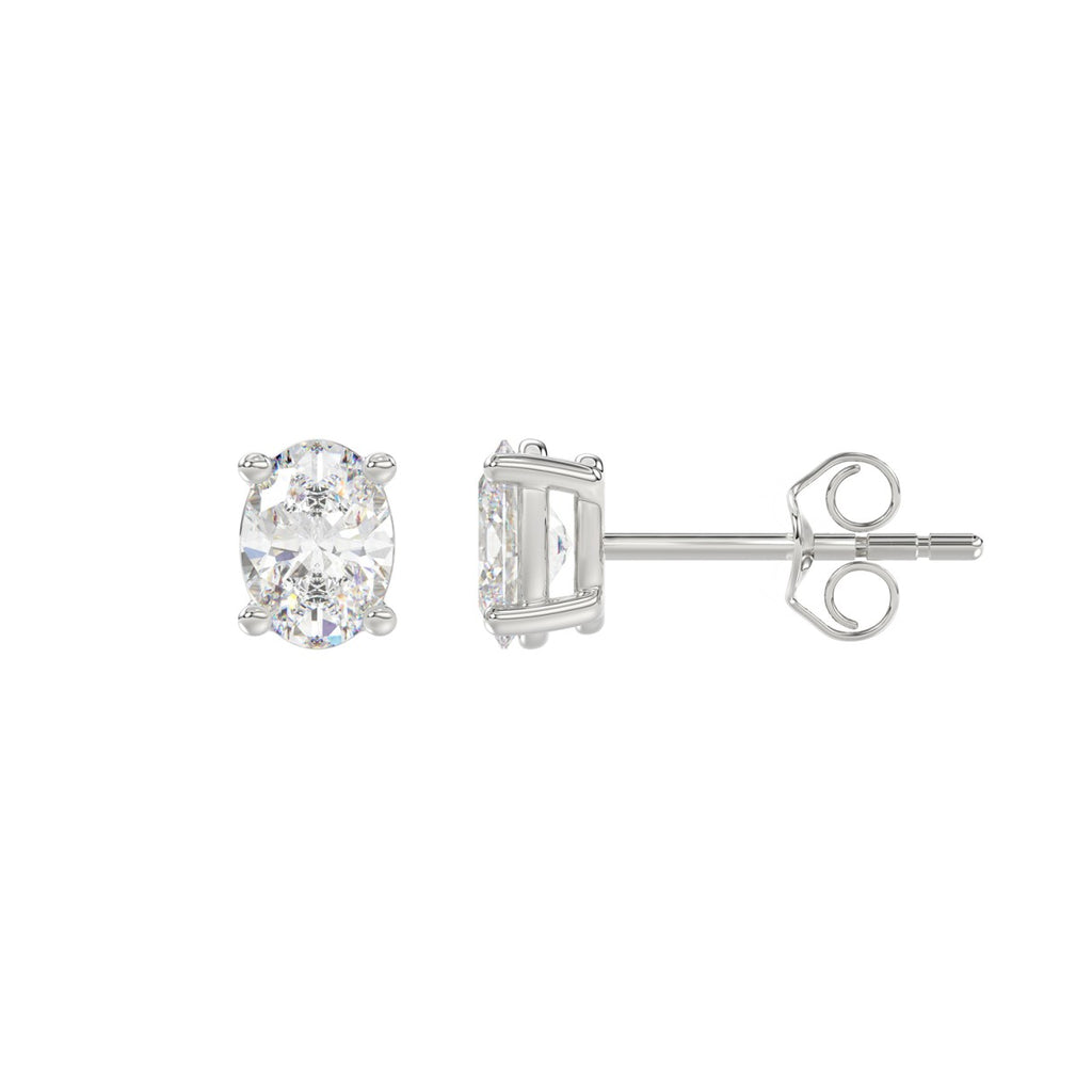 10K White Gold, flat view