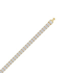 10K Yellow Gold, flat view