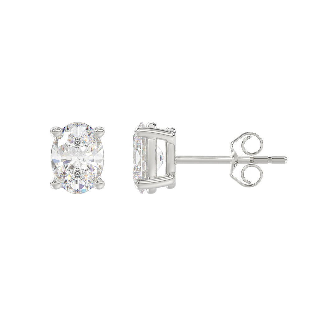 10K White Gold, flat view