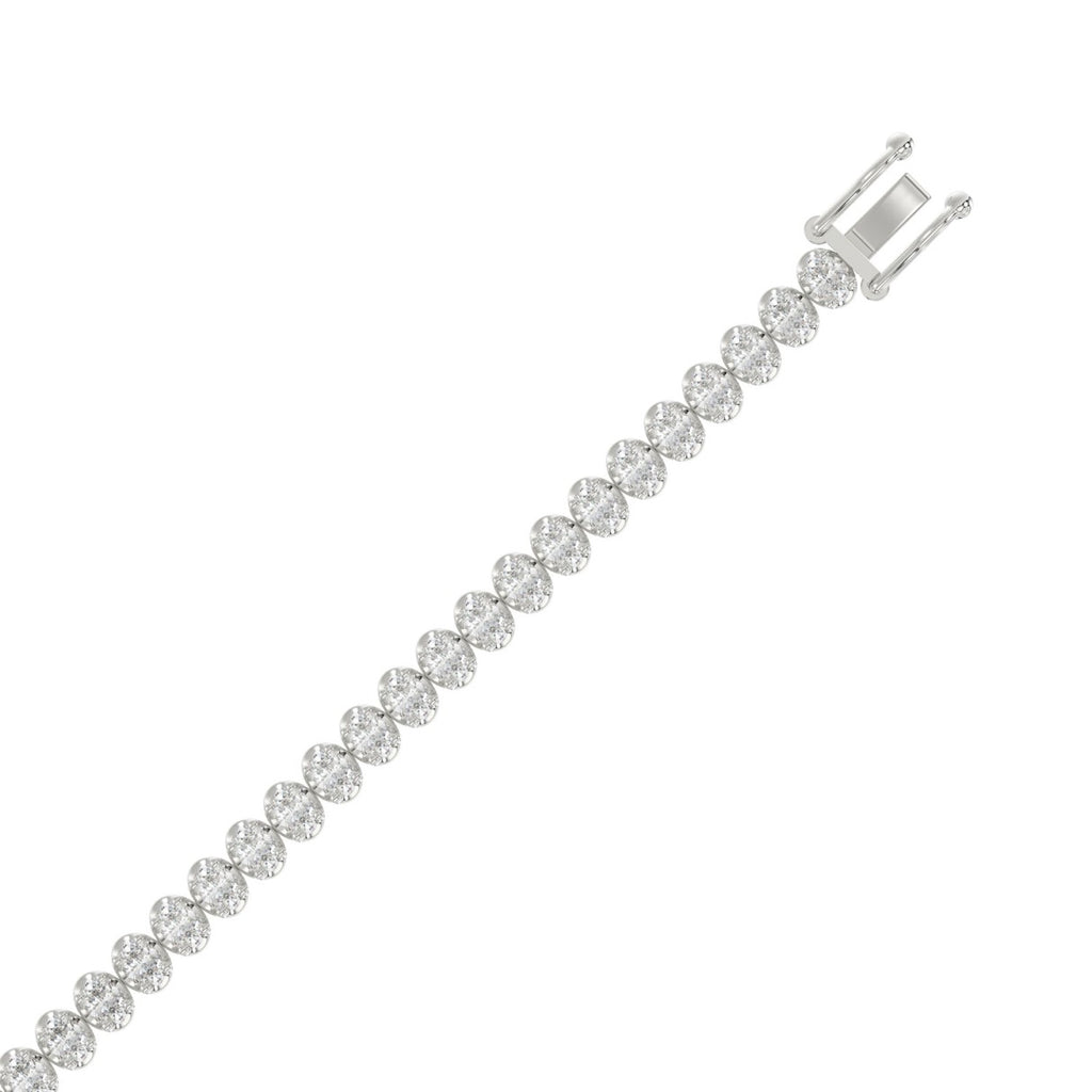10K White Gold, flat view