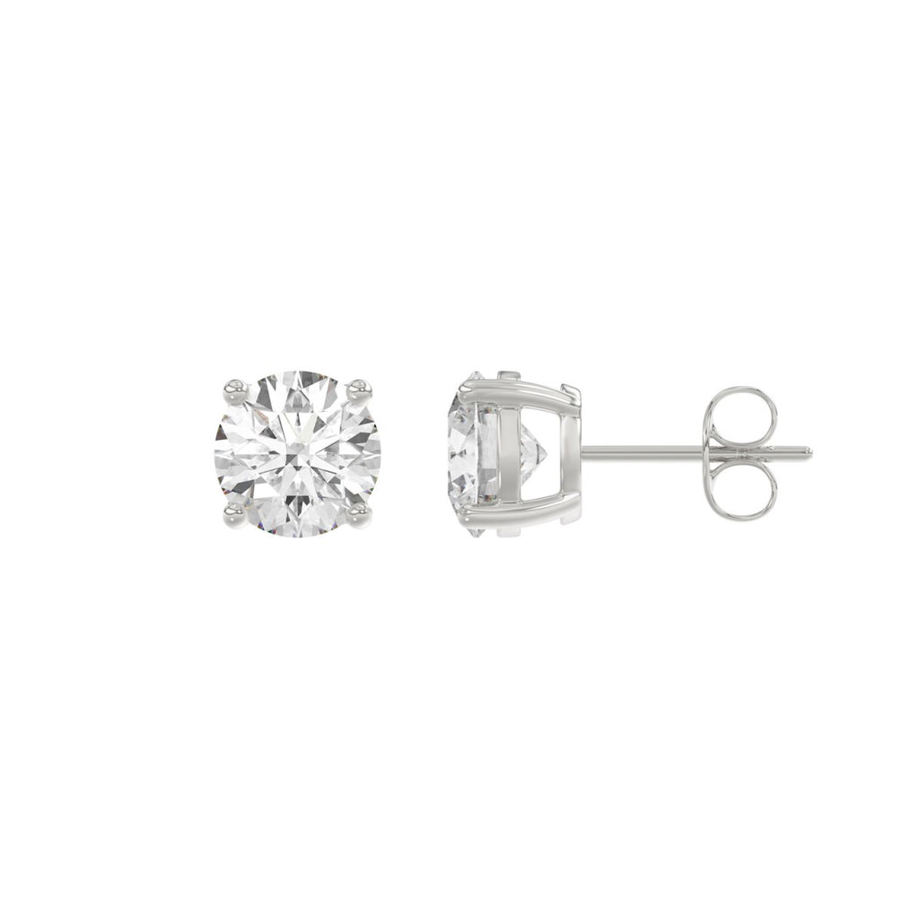 10K White Gold, flat view