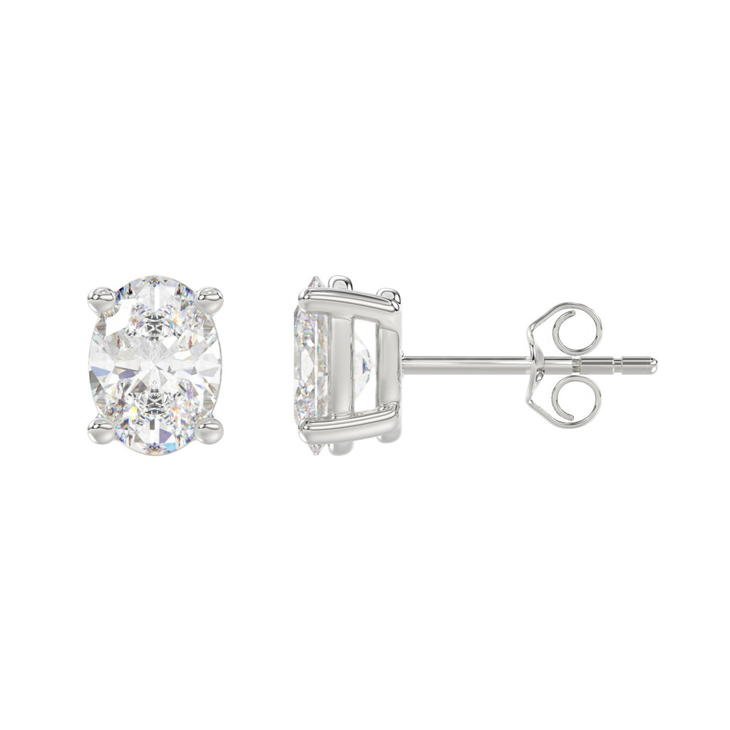 10K White Gold, flat view