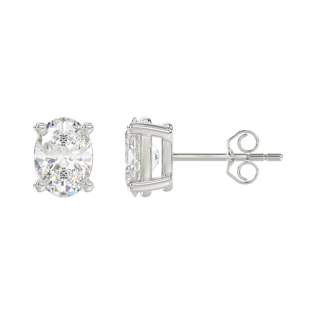 10K White Gold, flat view