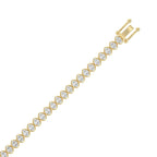 10K Yellow Gold, flat view