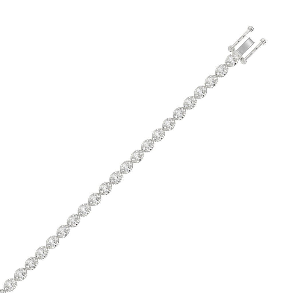 10K White Gold, flat view