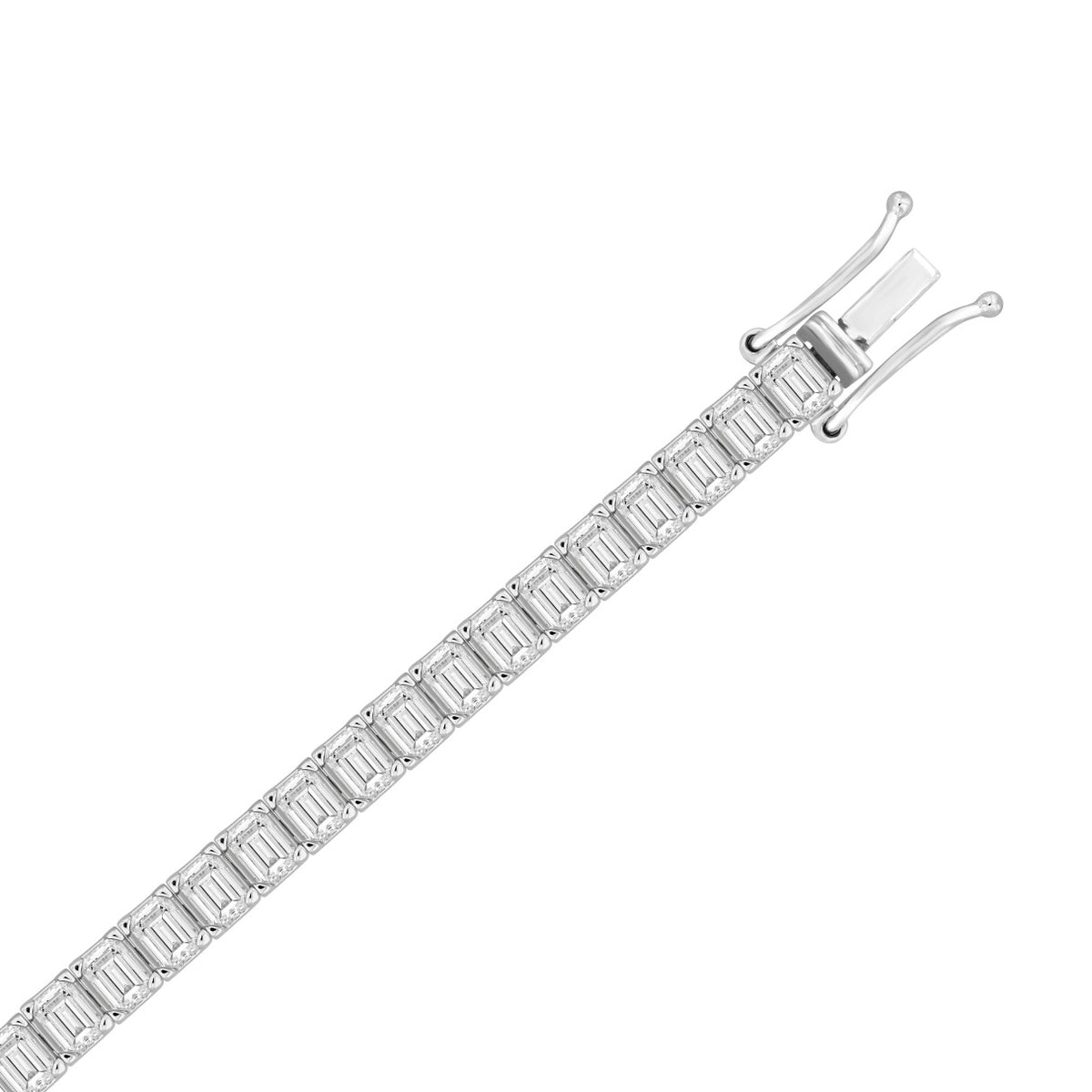 10K White Gold, flat view