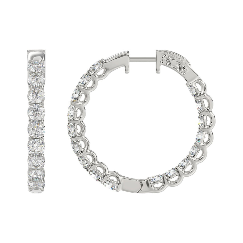 10K White Gold, flat view