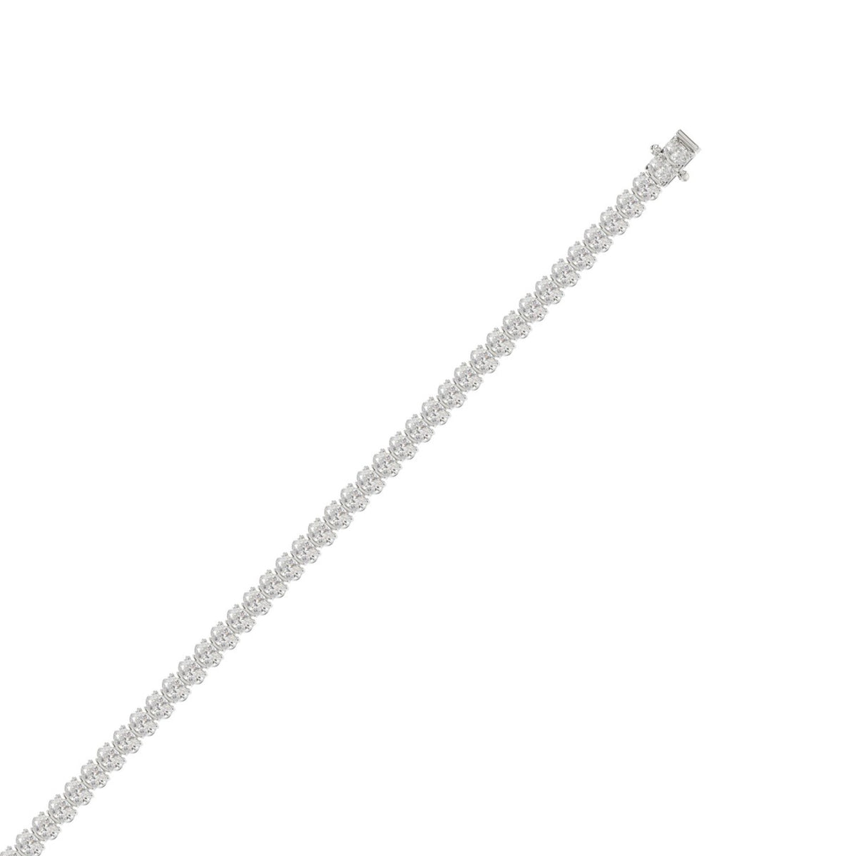 10K White Gold, flat view