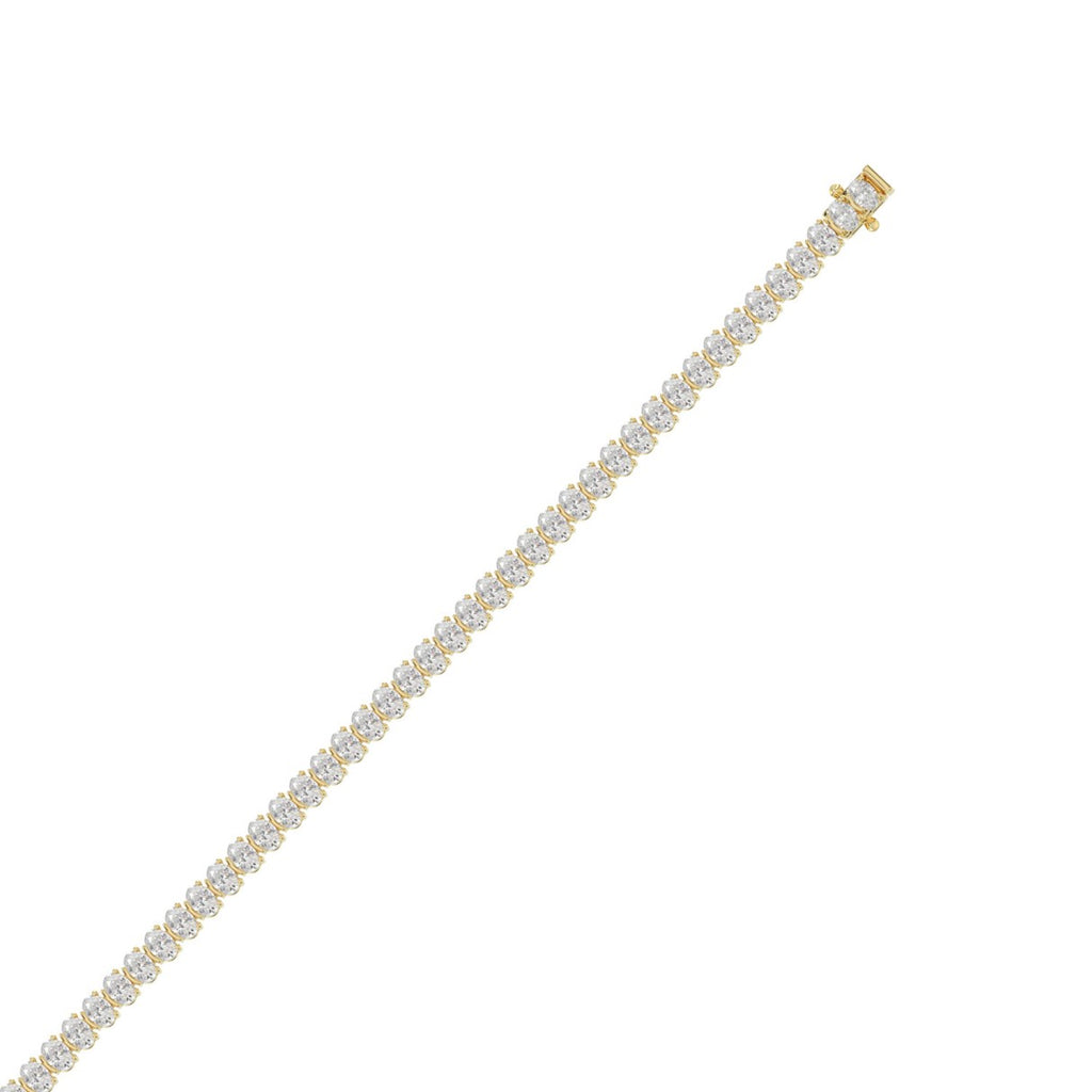 10K Yellow Gold, flat view