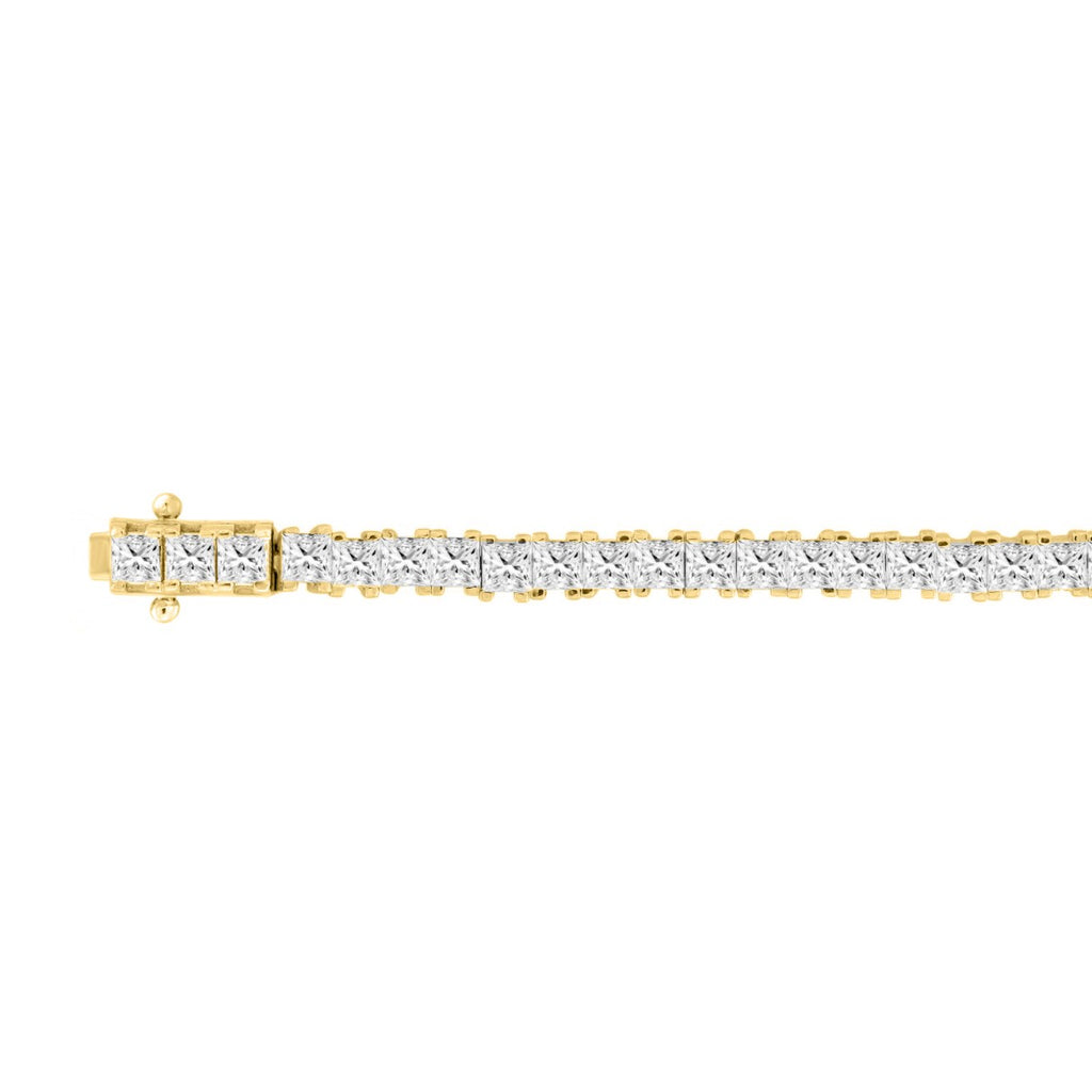 10K Yellow Gold, flat view