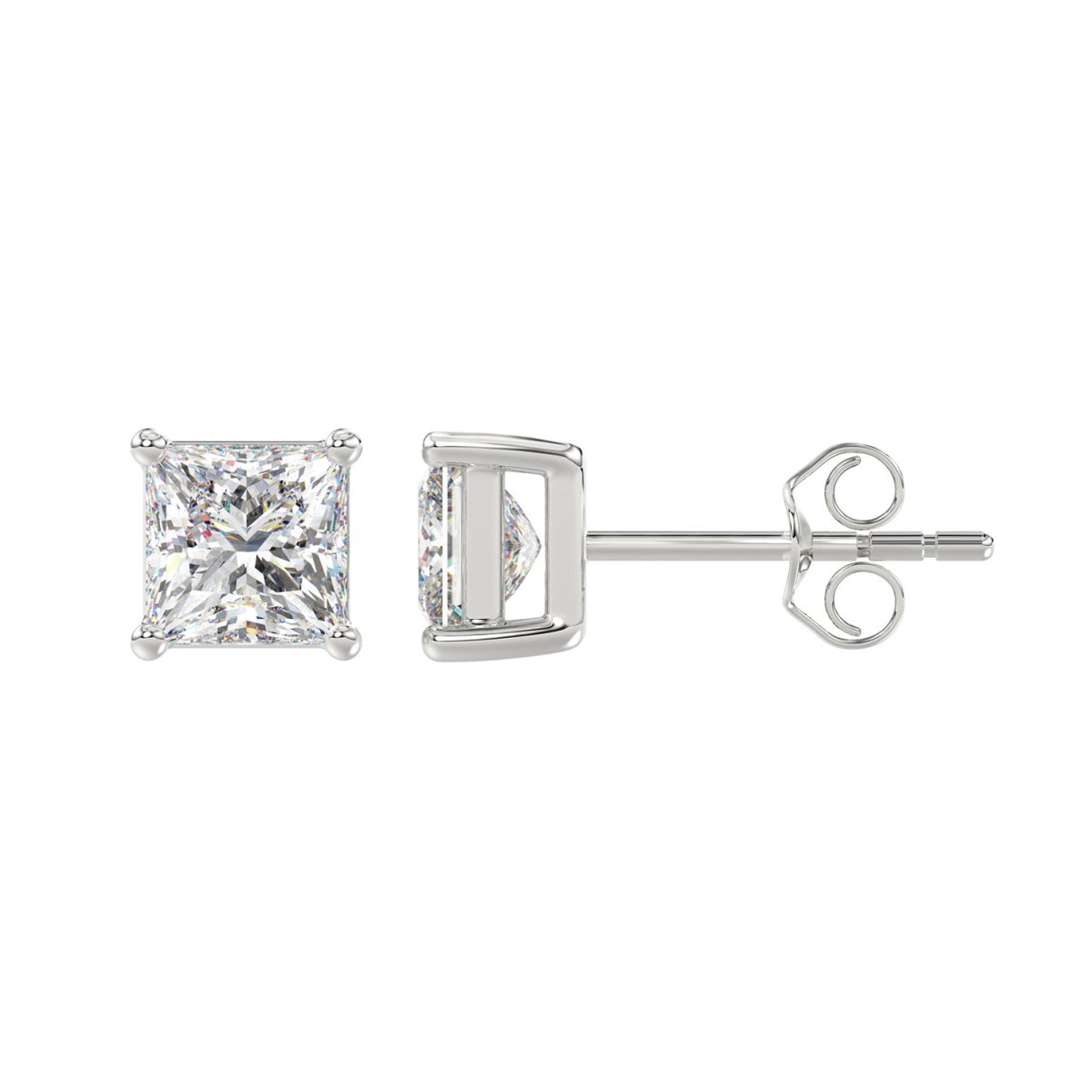 10K White Gold, flat view